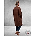 NO.1 BY OX Cardigan Long Ballonmouw Mocca Brown 